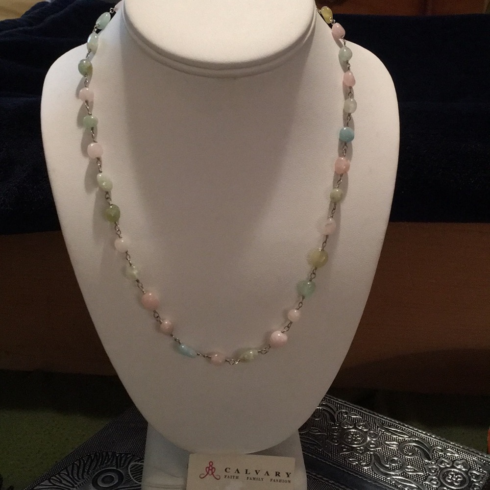 Beautiful Calgary genuine stone necklace